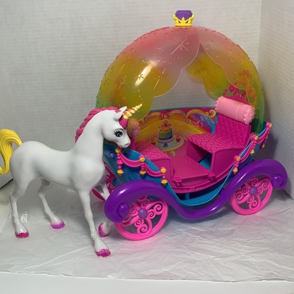 Barbie Toys Barbie Dreamtopia Rainbow Cove Unicorn Carriage Poshmark